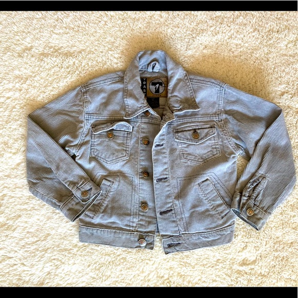 French Toast Kids Corduroy Gray Jacket 